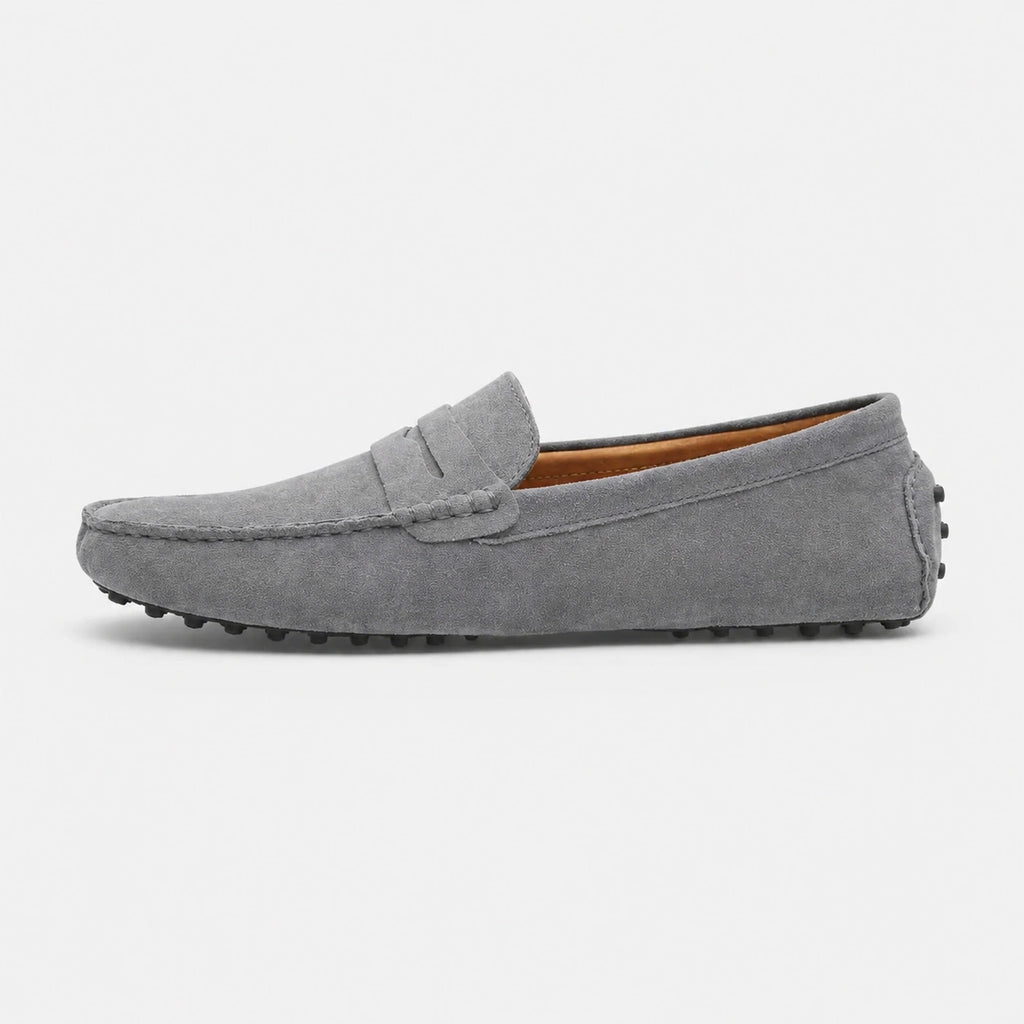 Mocassin en Daim Gris pour Homme | Marceau