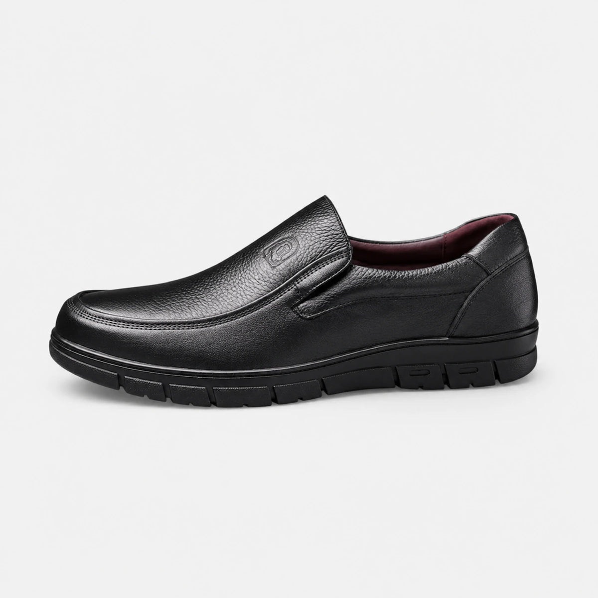 Mocassin Confort Semelle Épaisse Confort en Cuir Noir Homme | Martin