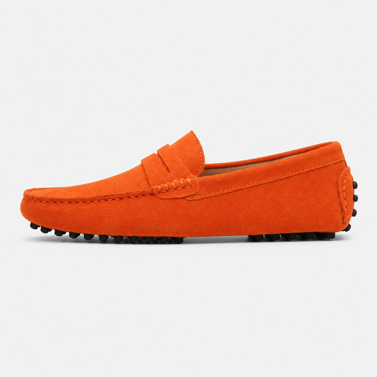 Mocassin Femme Daim Orange | Sidonie