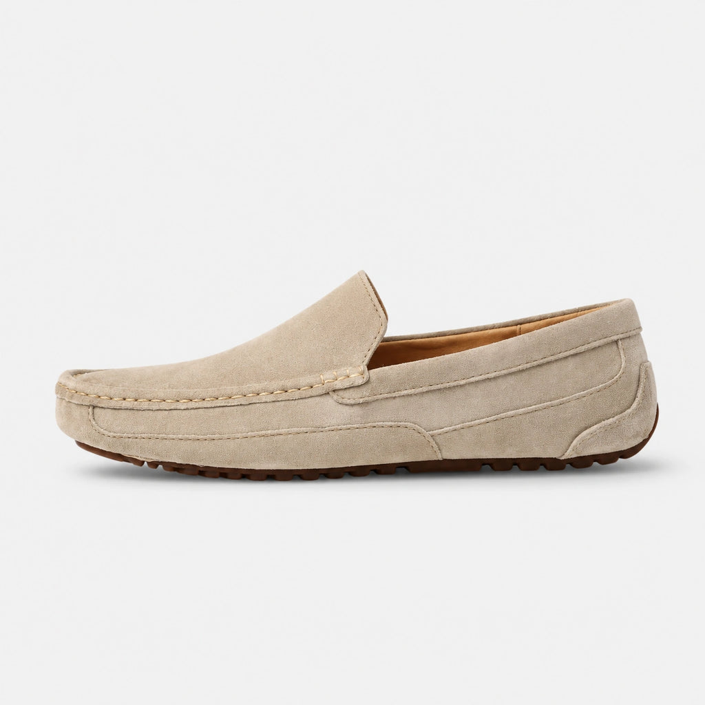 Mocassin en Daim Beige pour Homme | Theo
