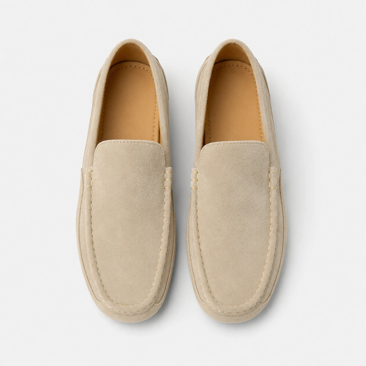 Mocassin en Daim Beige pour Homme | Theo