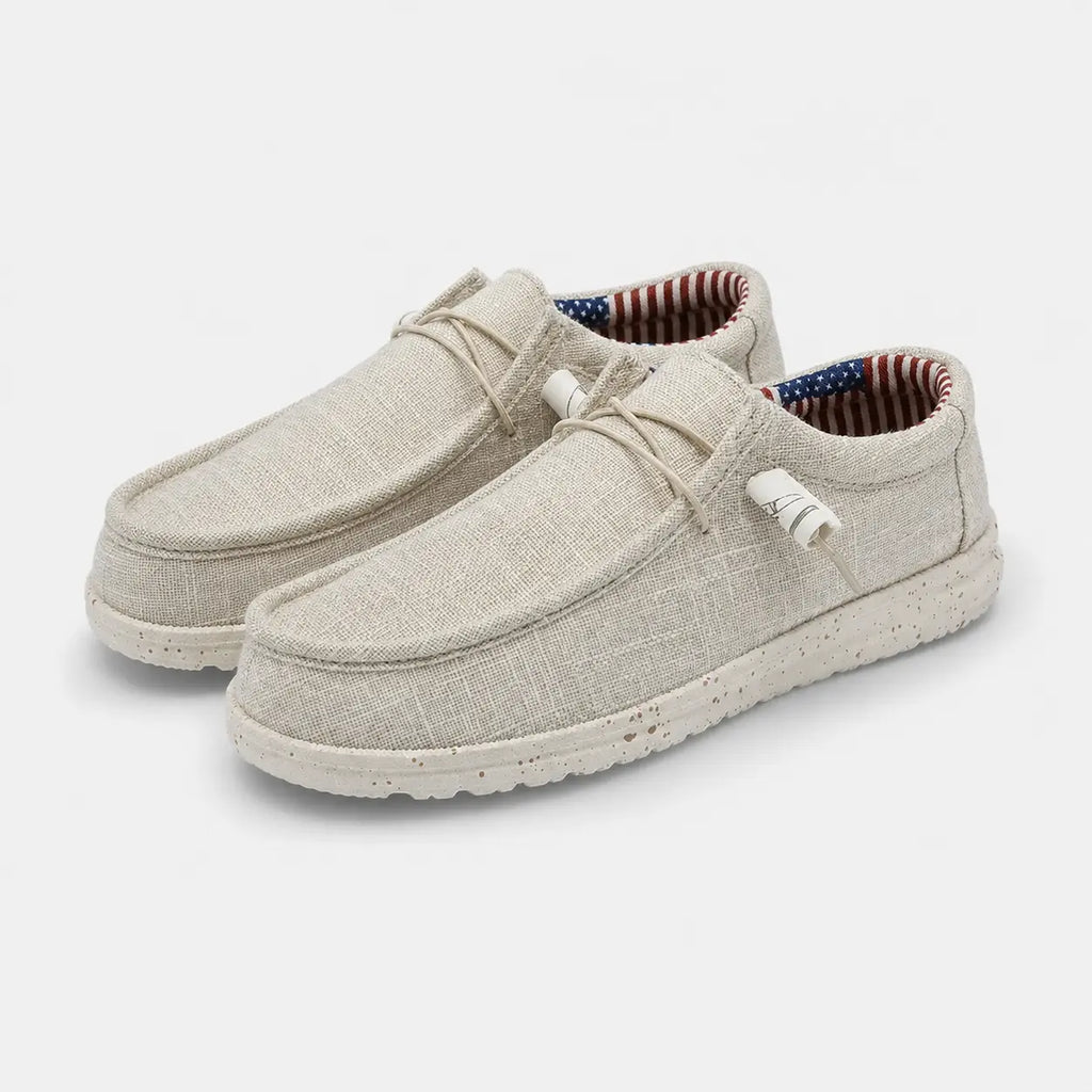 Mocassin Blanc pour Homme à Lacet | Théodore