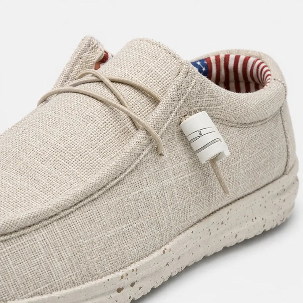 Mocassin Blanc pour Homme à Lacet | Théodore