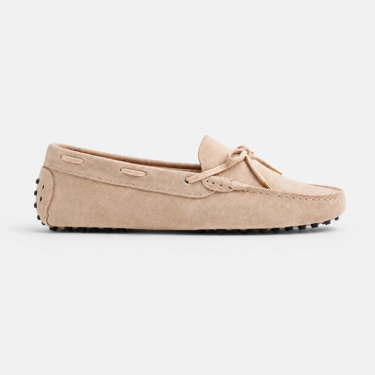 Mocassin en Daim Beige pour Femme | Vanessa