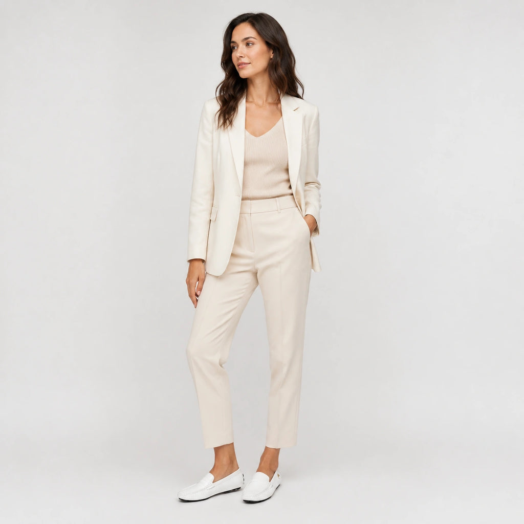 Mocassin en Cuir Vernis Blanc pour Femme | Victoire