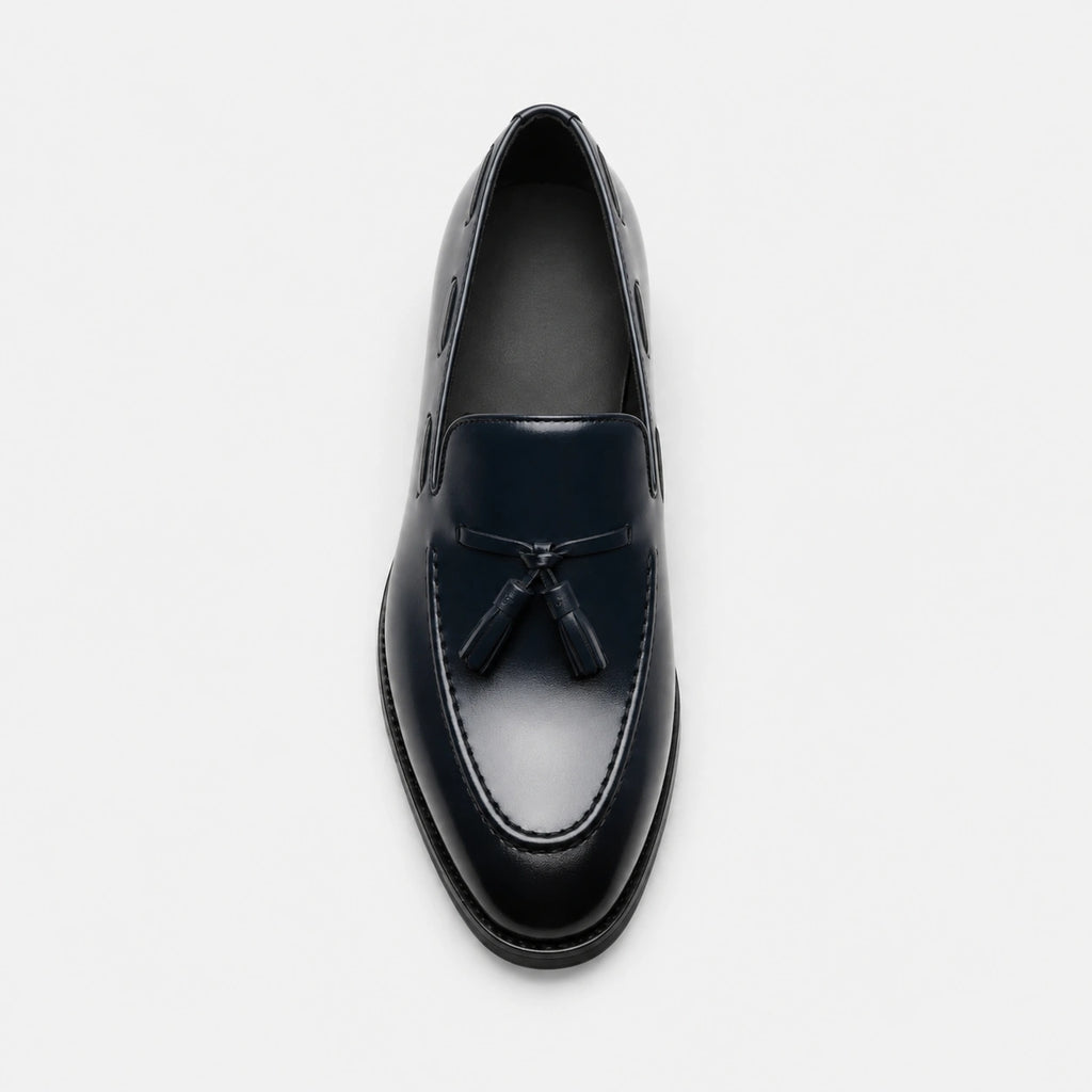 Mocassin en Cuir Marine à Gland Homme | William