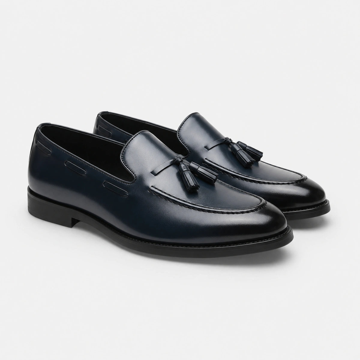 Mocassin en Cuir Marine à Gland Homme | William